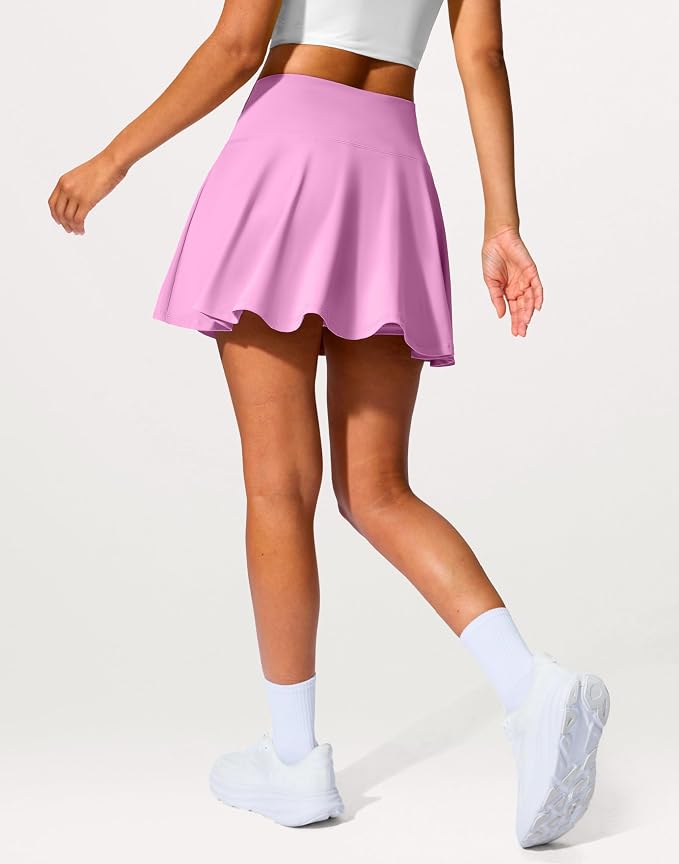 14" Tennis Skirt Golf Skorts with Pockets Tummy Control Shorts Pleated Skirts for Women Athletic Dressy Casual