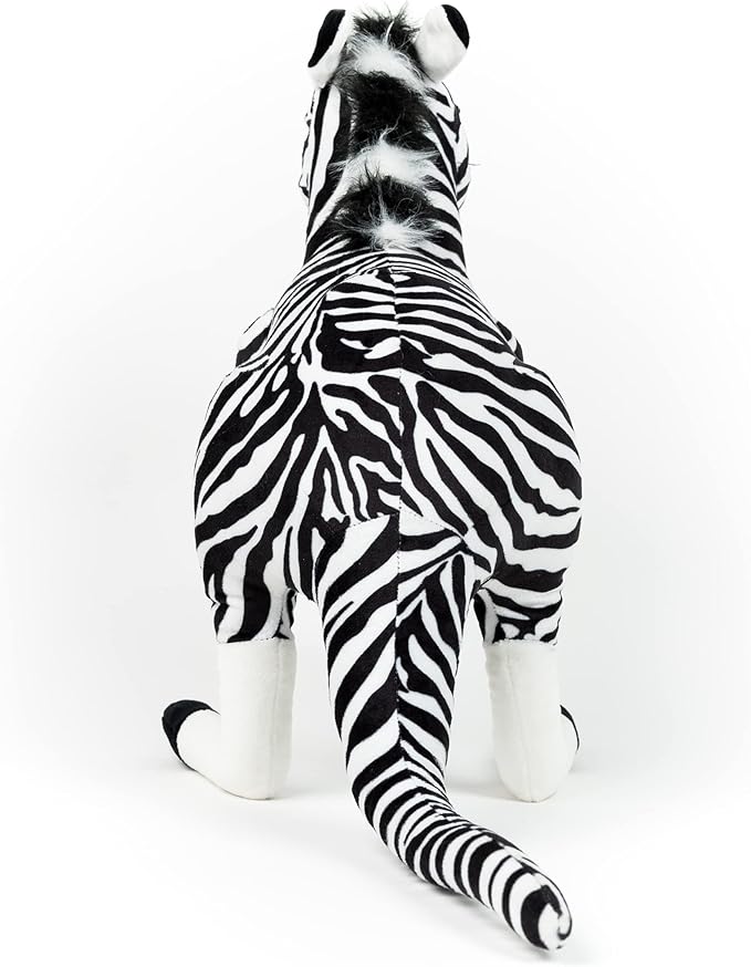Randimals Zebra Style Kangaroo Plush Stuffed Toy 15”, Soft & Huggable, Premium Quality Hybrid Animal Friend Encourages Adventure & Imagination