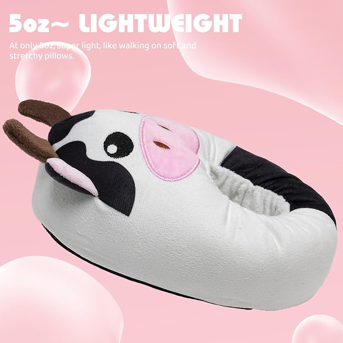 IceUnicorn Toddler Slippers Kids Cute Funny Animal House Shoes Girls Boys Christmas Fluffy Bedroom Indoor Slipper, Cat, Bunny, Unicorn, Axolotl, Fox