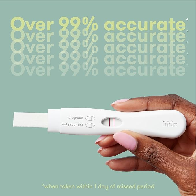 Frida Fertility Early Detection Pregnancy Tests | Easy at Home Pregnancy Tests, Over 99.9% Accurate HCG Test Strips, Early Results, Quick + Easy to Use | 6 Count (Pack of 2)