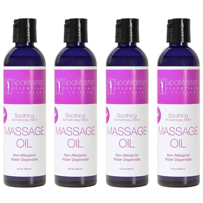Master Massage Soothing Aromatherapy Oil Blends 8ozper Bottle (4count), 1count