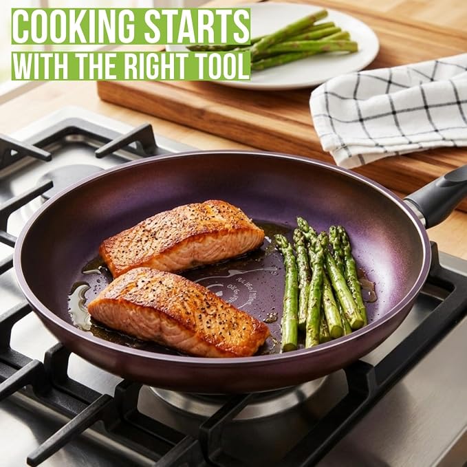 TECHEF - Art Pan Collection, 12-in Nonstick Frying Pan, Made in Korea (Frying Pan 12-in)