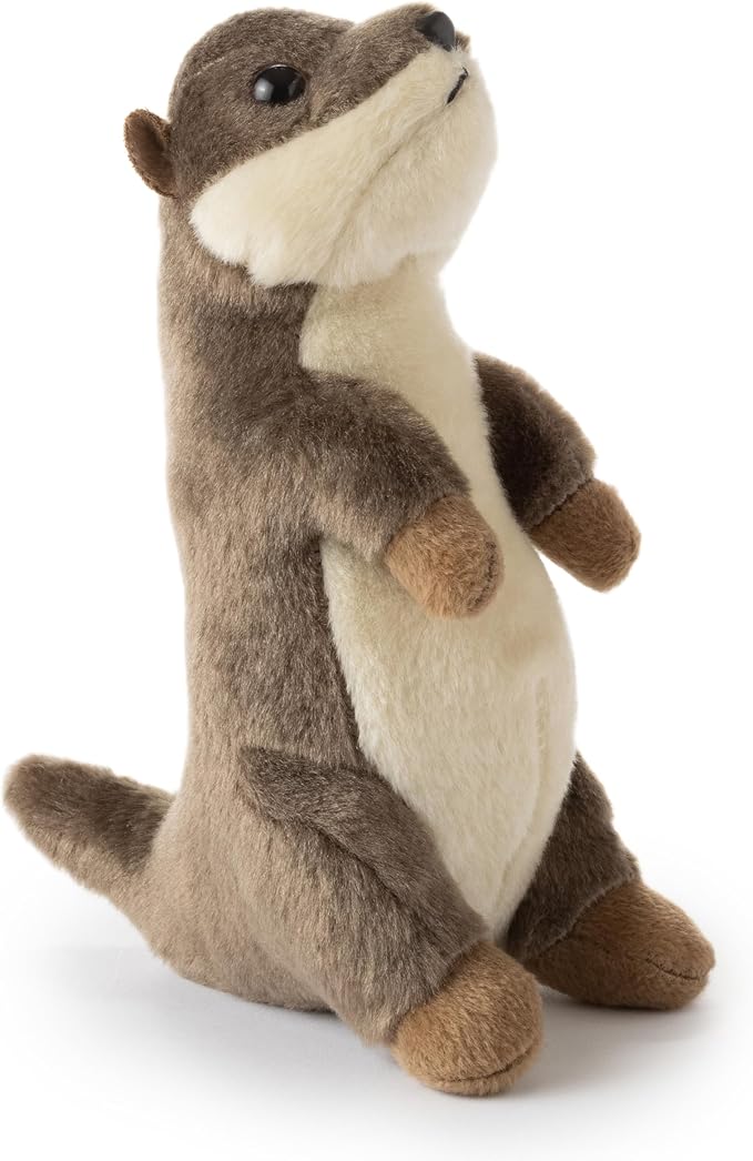 The Petting Zoo River Otter Stuffed Animal Plushie, Gifts for Kids, Wild Onez Babiez Wildlife Animals, River Otter Plush Toy 6 Inches