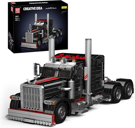 Mould King 10037 Heavy-Duty Tow Truck Building Toy Set, MOC Road Trailers Building Toys, Technology Wreckers Toy for Adult 14+ (1,797 Pieces)