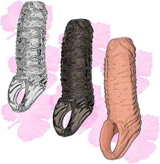 Men's Exercise Accessory Designed to Boost Stamina and Vitality, with Textured Surface - USLSC005 (b：3 PCS)