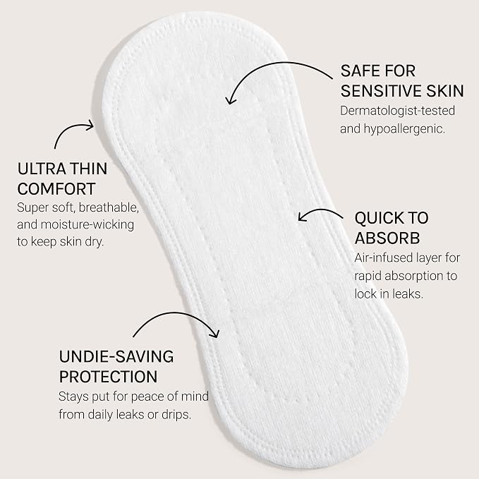 Flex Ultra Thin Pads (30 Count) and Flex Daily Liners (50 Count) Bundle | Fragrance-Free Feminine Care | Absorbent & Comfortable | Unscented