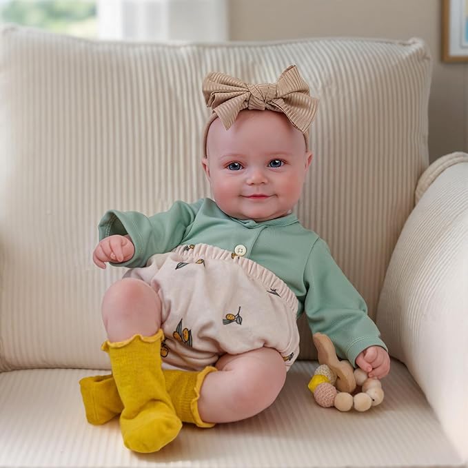 BABESIDE Reborn Baby Dolls, 20Inch Cute Soft Vinyl Full Body Realistic-Newborn Baby Doll Poseable Real Life Lifelike Baby Dolls w/Doll Accessories for 3+ Year Old Girls