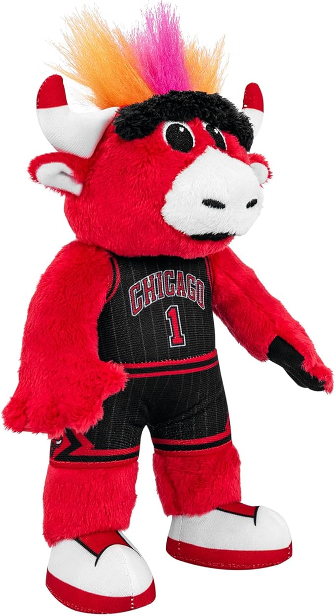 Bleacher Creatures Chicago Bulls Benny The Bull 10" NBA Plush Figure (2025) - A Mascot for Play or Display