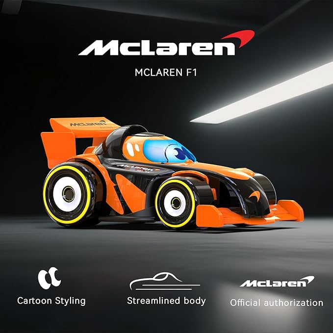 McLaren F1 Merch Remote Control Race Car Preschool Toy for Toddlers Boys and Girls Formula 1 Collectible for Fans Gift Idea for Birthdays