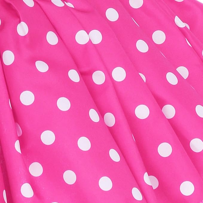 IBTOM CASTLE Toddler Girl Polka Dots Party Fancy Costume Tutu Dress up Dance Leotard Gymnastic Cosplay Cartoon Ear Headband