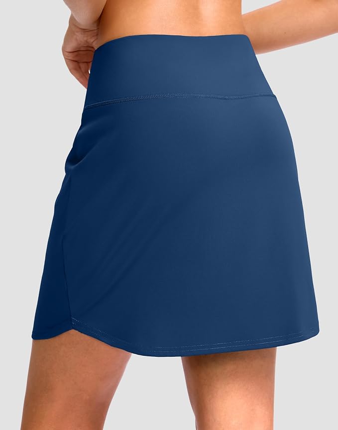G Gradual 16"/18" Skorts for Women Golf Skirt with 2 Pockets Summer Casual | Built-In Shorts, High Waist, Soft 4-Way Stretch, Breathable Mesh Liner, Tennis Pickleball Athletic Wear, Easy To Match