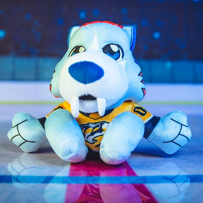 Bleacher Creatures Nashville Predators Gnash 8" NHL Kuricha Mascot Sitting Plush - Soft Chibi Inspired Mascot
