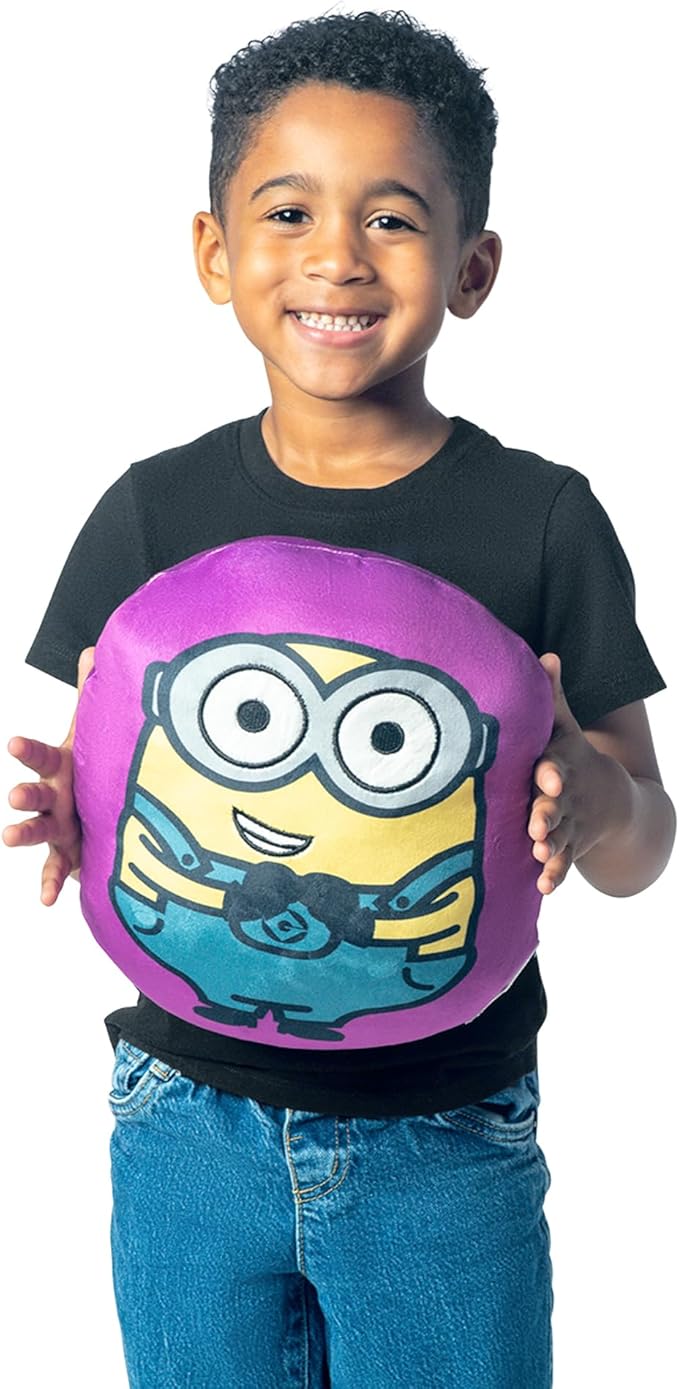 Northwest Despicable Me 4 Bello Pick Me Cloud Pillow 12" – Minions Plush Stuffed Toy for Kids & Adults, Cartoon Character Throw Pillow, Bedroom Decor, Gift for Fans
