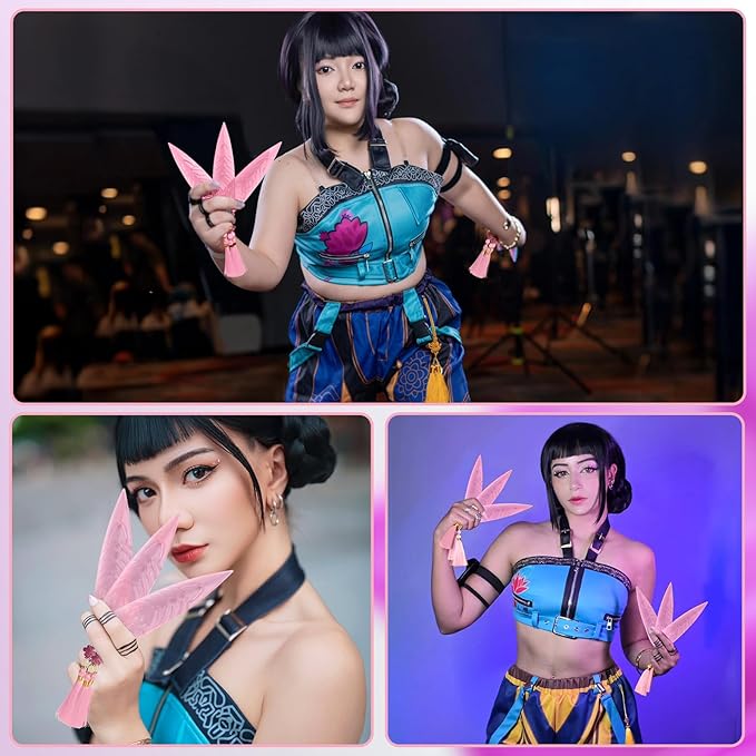 Costume Weapons for Hunter Zoey Cosplay: Anime Merch 6" Darts 3-Pack - Outfit Accessories Prop