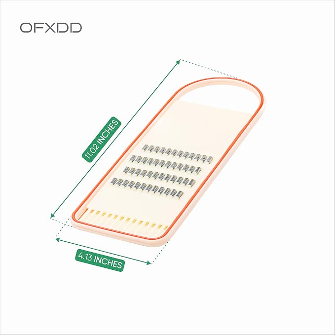 Plastic Grater for Korean Carrot - Korean Slicer - Carrots Plastic Graters - Grater with Holder