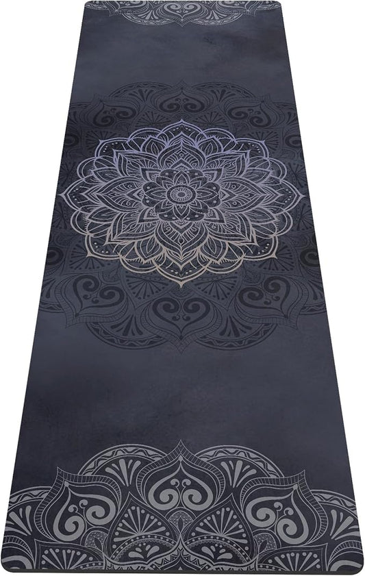 nuveti Yoga Mat Print Extra Thick TPE Non Slip Fitness Exercise Mat with Carrying Bag,72"x24" Extra Thick 6MM Exercise & Workout Mat for Yoga, Pilates Fitness and Floor Exercises