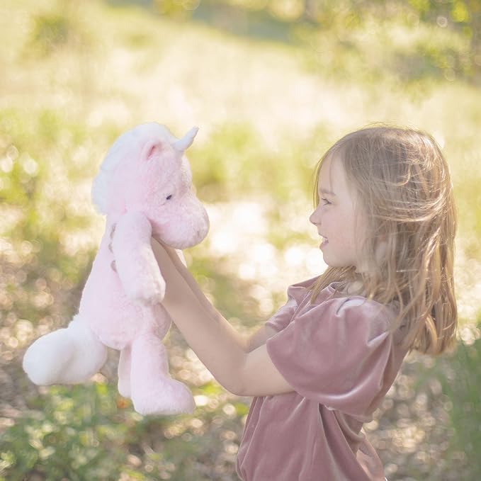 World's Softest Plush Unity Unicorn, Rose, Lushee, Large, 16" Stuffed Animal for Baby, Toddler, Kids, Adults - Soft, Huggable Stuffed Unicorn- Adorable Toy Made from Kid-Friendly, Quality Materials