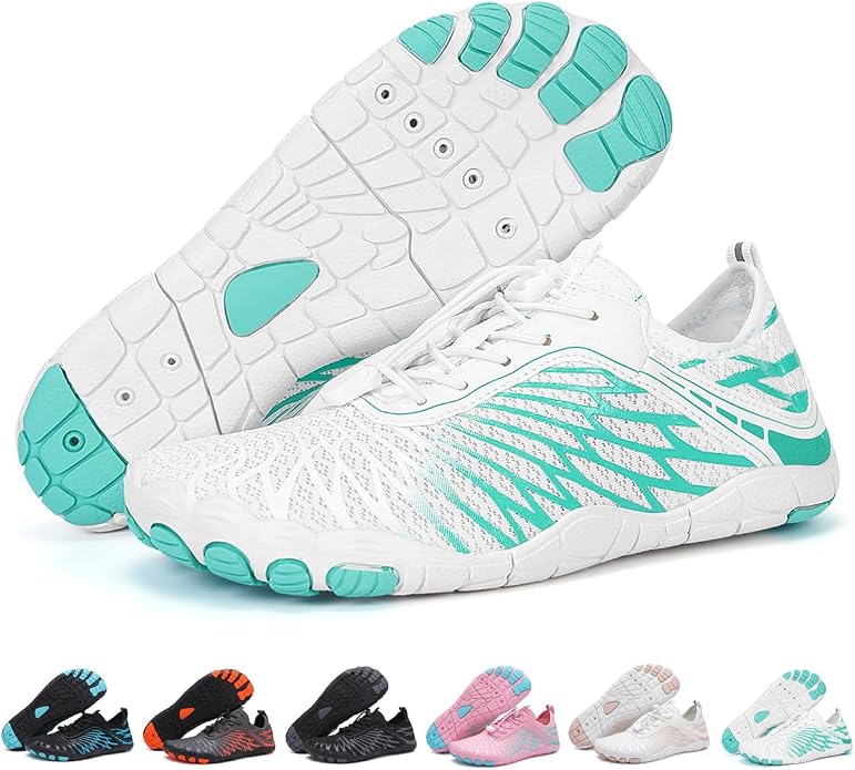 ELETON Barefoot Shoes Women Men Footwear, Wide Toe Box Hiking Zero Drop Non-Slip Quick-Dry River Boat Pool Beach Water Shoes, Lightweight Swimming Running Walking Sneakers Unisex
