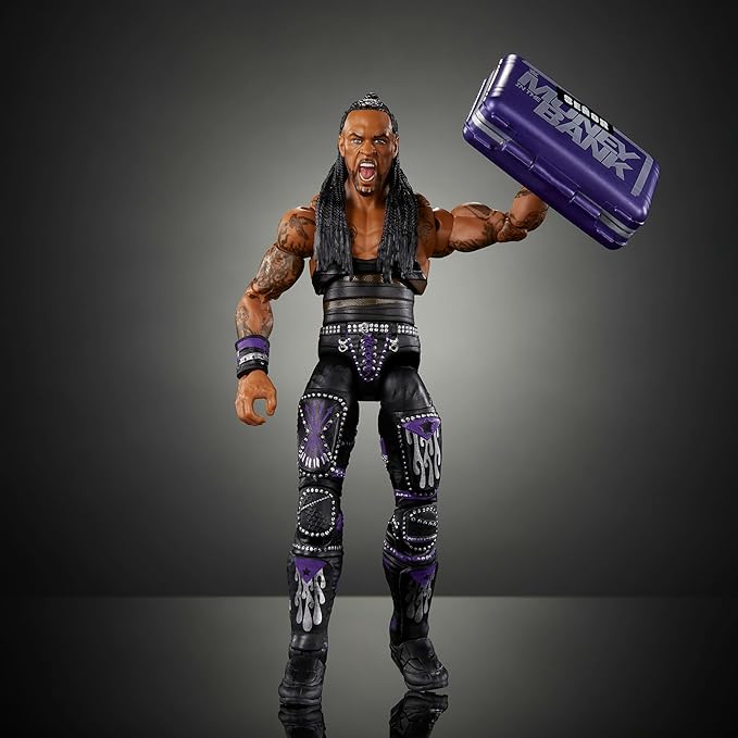 Mattel WWE Ultimate Edition Action Figure & Accessories, 6-inch Damian Priest Collectible Set, Swappable Heads & Hands, 30 Articulation Points