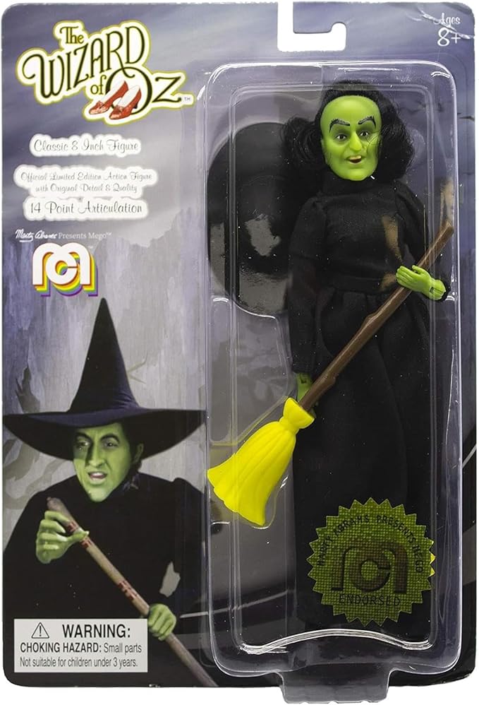 Mego Action Figure, 8” Wizard of Oz - Wicked Witch (1st Time Available in Single Pack) (Limited Edition Collector’s Item)