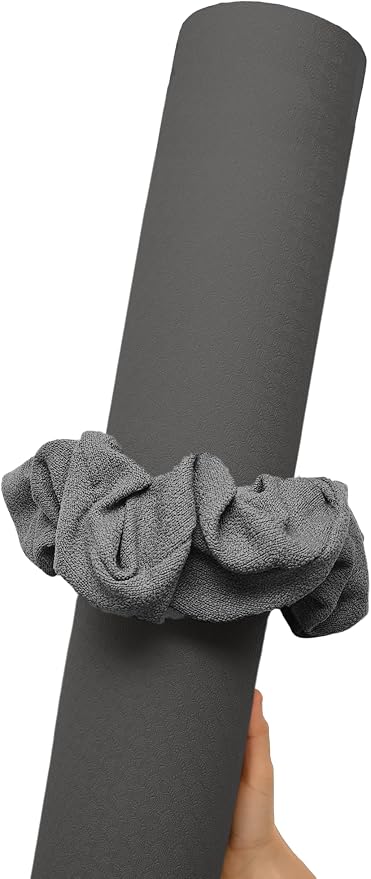 Yoga Mat Scrunchie - Holds Your Yoga Mat in Style - Durable & Elasticity Fabric - Fits All Standard Yoga Mats (mat not included)