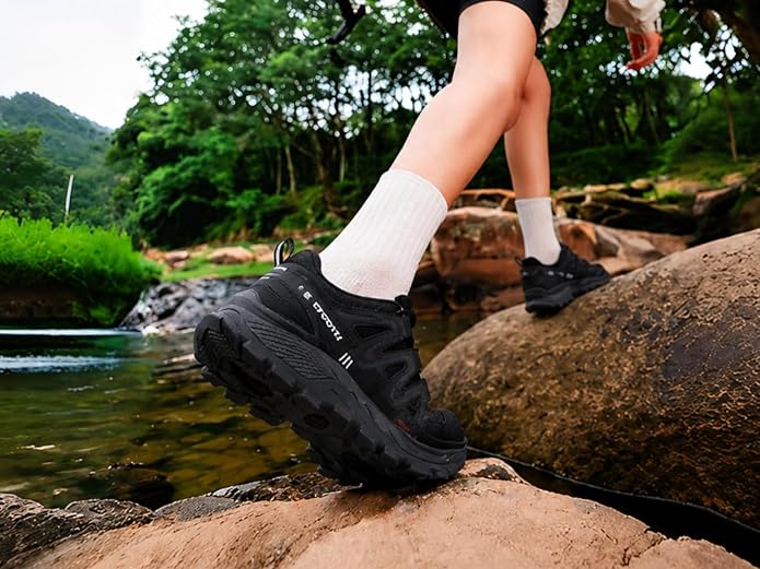 Women Hiking Shoes Casual Non-Slip Lightweight Comfortable Running Fashion Sneakers Walking Trekking Outdoor Shoes