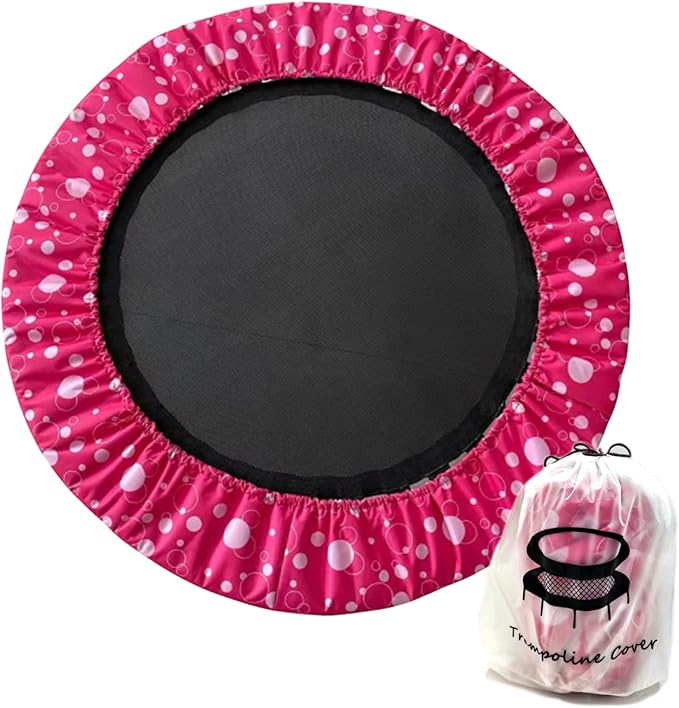 Mini Trampoline Spring Cover 36 Inch Small Trampoline Safety Pad for 6 Holes Round Trampoline Tear-Resistant Oxford Cloth Anti-Vibration Easy to Install Replacement, Multiple Color Options