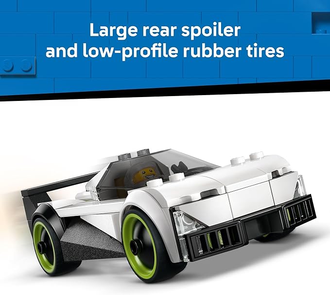LEGO City Jet vs. Car Building Toys for Kids - Vehicle Sets for Boys & Girls, Ages 6+ - Gift for Birthdays - Toy Car & Jet W/Driver & Pilot Minifigures - 60489