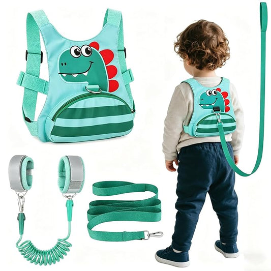 Toddler Leash for Kids-Baby Child Harness with Anti Lost Wrist Link for Boys/Girls