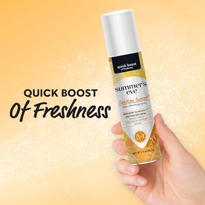 Summer's Eve Ultra Daily Active Feminine Freshening Spray, Intimate Deodorant, Neutralizes Odor, pH Balanced, Long Lasting Fresh Scent, 2 Ounce (Pack of 10)