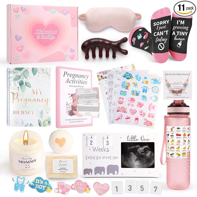 1st Trimester Pregnancy Gifts for Expecting Moms, Gift Basket For Pregnant Women, Pregnant Mom Box, First Trimester Pregnancy Essentials, 1st Trimester Pregnancy Essentials (1st)
