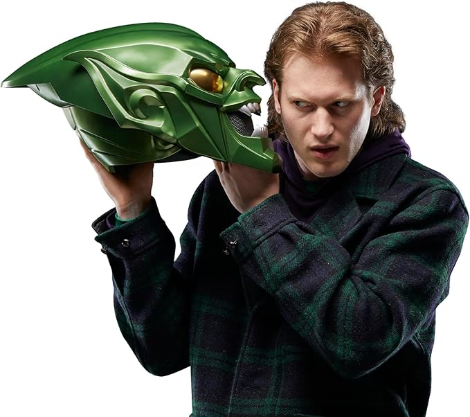 Marvel Legends Series Green Goblin Premium Roleplay Helmet, Spider-Man: No Way Home Adult Collectible Roleplay Gear
