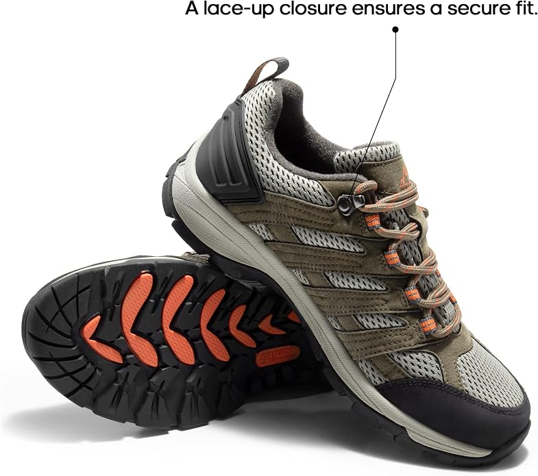 NORTIV 8 Women's Lightweight Hiking Shoes | Breathable Walking Sneakers Slip-Resistant For Outdoor Work Travel Daily Wear Wander