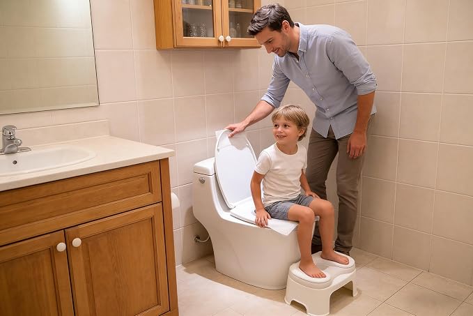 Disposable Toilet Seat Covers, 10pcs Flushable Travel Disposable Toilet Seat Covers for Adults Kids Potty Training, Travel Essential Accessories for Airplane, Road Trips, Camping (10)