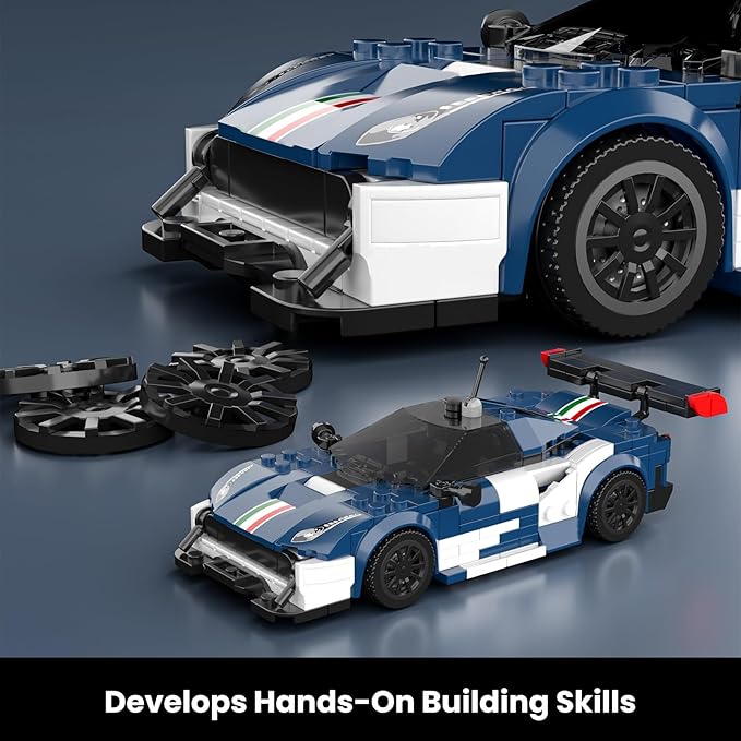 Mould King F488 Classic Sports Car Building Kits, MOC Racing Car Toys Model, Vehicle Blocks Set Suitable for Boys to Build, House Decoration Gifts for Kids and Adults 27086 (410 Pcs)