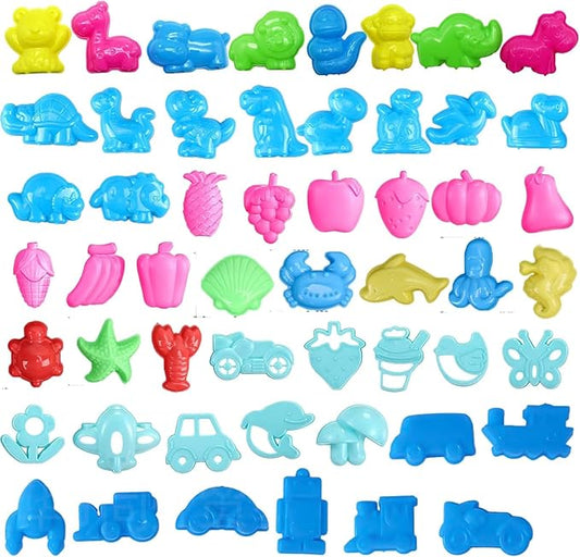 Unleash Creativity with 53 Pcs Play Dough Tools Sets Dough Accessories.Ideal as a Gift for Kids Aged 3-4-8 Years