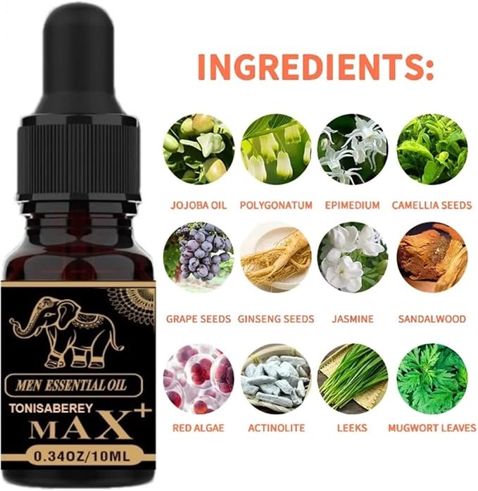 XXXL Man Extra Power Strength Massage Essential Oil 0.34 FL OZ (MXE)