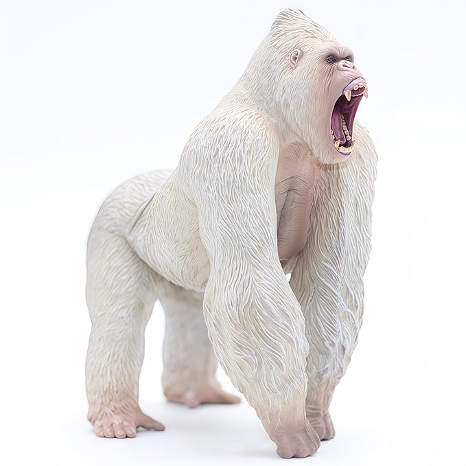 Gorilla Toys Action Figure Rampage Gorilla Fight Mode Gorilla Ape Solid Wild Animal Figurines for Role Playing Story Telling Toy