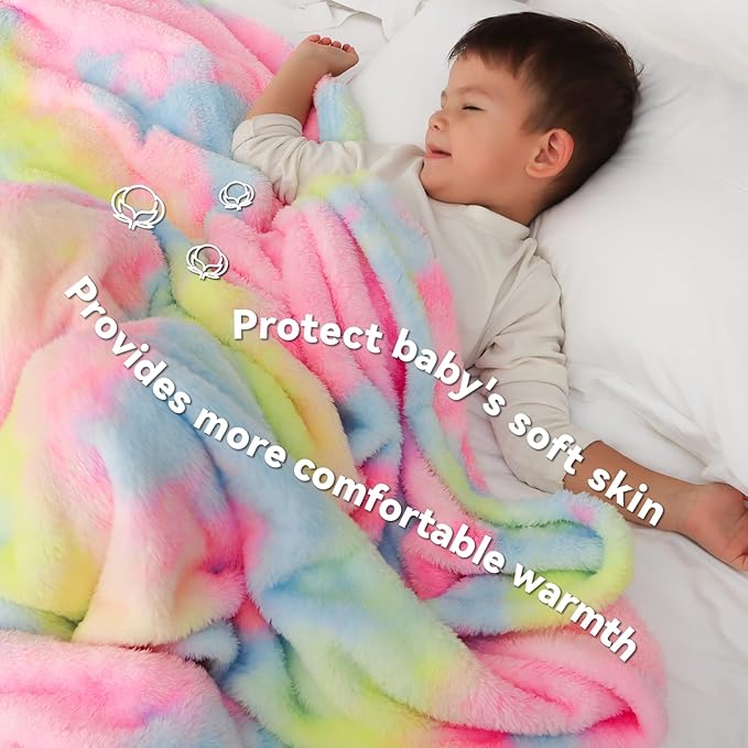 MUGD Blankets Fuzzy Soft Fleece Throw Blanket Cozy Soft Warm Throw Blanket for Bed