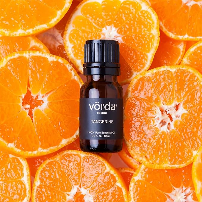 Vorda 100% Pure Essential Oil Single - Tangerine, Perfect for Aromatherapy