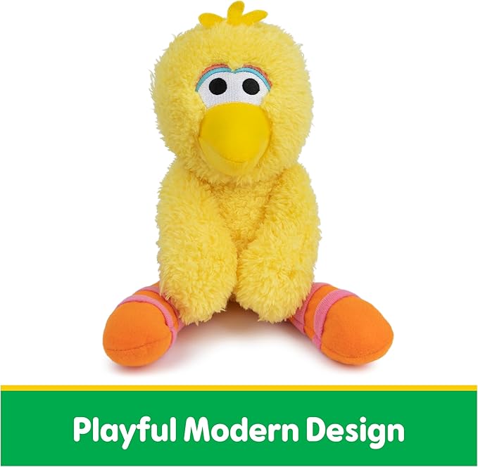 GUND Sesame Street Official Big Bird Take Along Buddy Plush, Premium Plush Toy for Ages 1 & Up, Yellow, 13”
