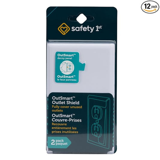 Safety 1st OutSmart Outlet Shield,(Pack of 24)