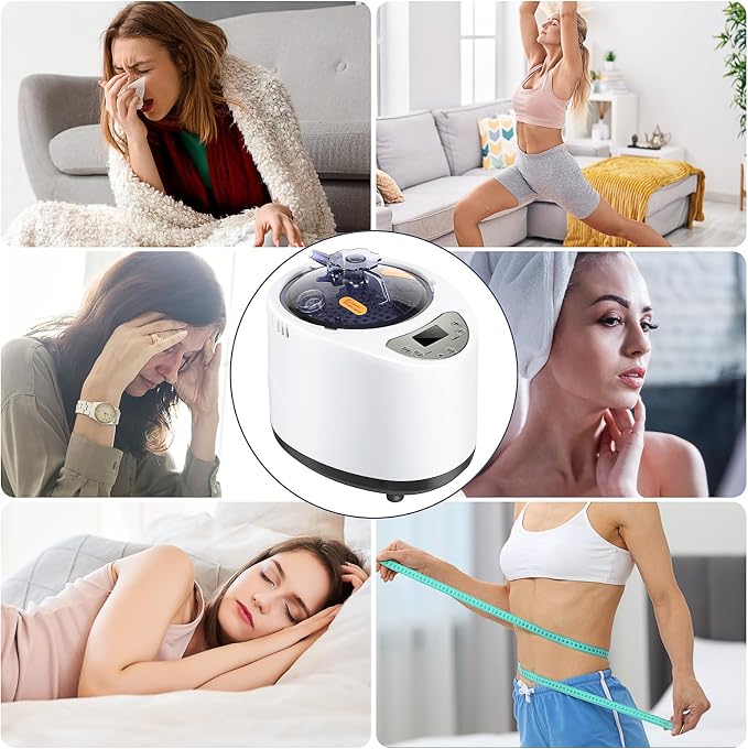 Protabe Sauna Steamer, 2.6L Portable Sauna Steam Generator, Sauna Steamer Pot with Remote Control