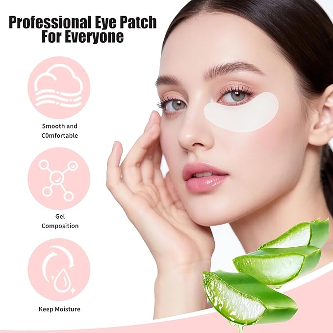 100 Pair Under Eye Pads Eyelash Extensions Patches Lash Extension Lint Free Under Hydrogel Eye Mask Pads Beauty Tools