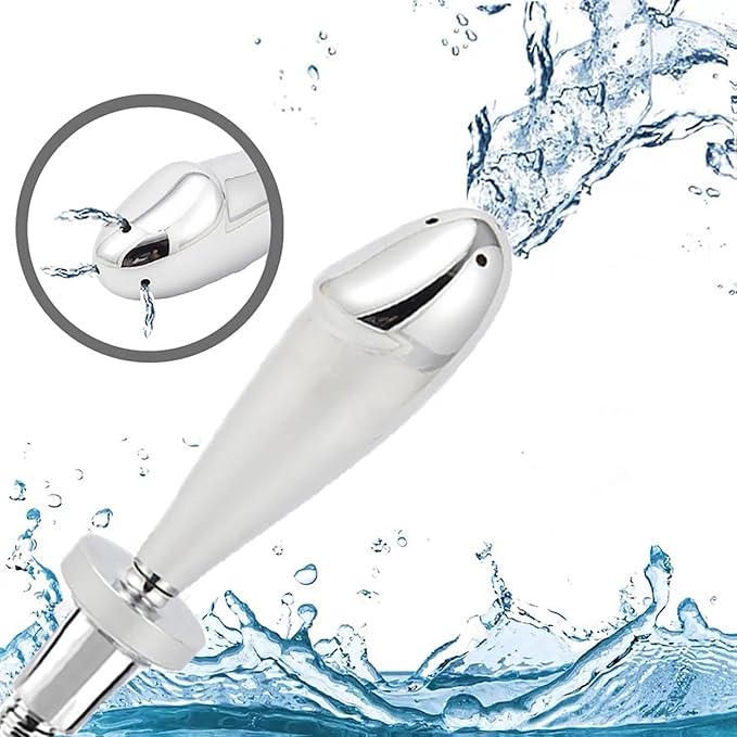 Shower Douche Enema Kit , 5 Hole Shower Douche Cleansing System,Regulator and 59inch Hose
