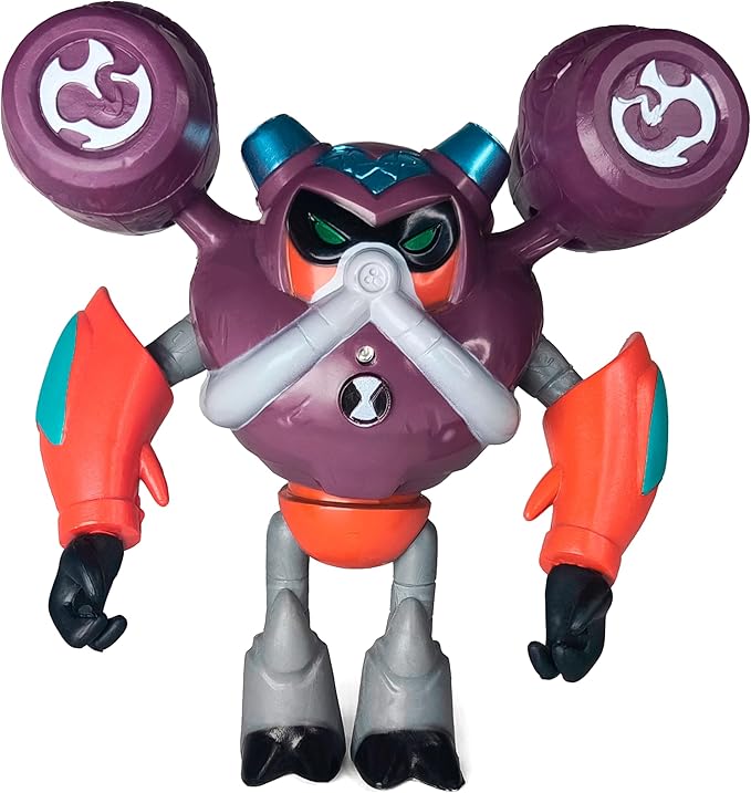 Toysvill Inspired by Cartoons Action Figures - Set of 11 Toys [Grey Matter, Rath, Slapback, Hot Shot, Armored, Shock Rock, Vilgax, Rustbug Ben, Humungousaur, Omni Enhanced Overflow]