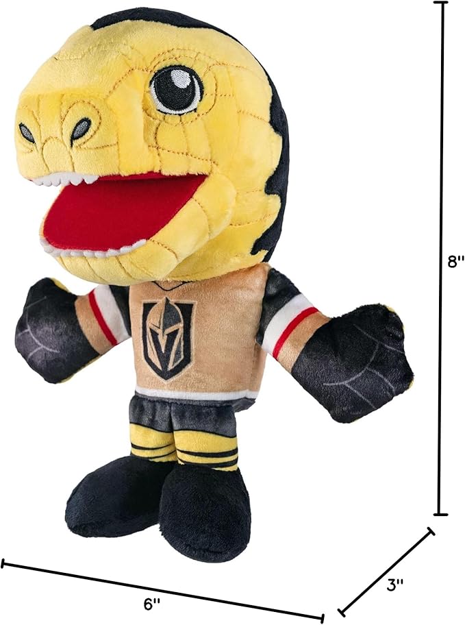 Bleacher Creatures Vegas Golden Knights Chance 8" NHL Kuricha Mascot Sitting Plush - Soft Chibi Inspired Mascot