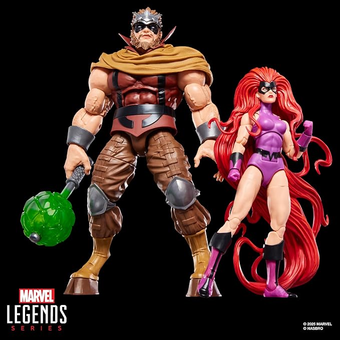 Marvel Legends Series Inhumans Medusa & Gorgon Two-Pack, 2 Fantastic Four Comics-Inspired Collectible 6-Inch Scale Action Figures