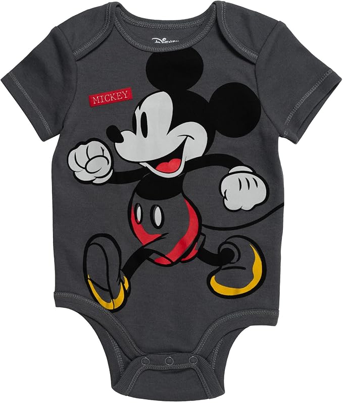 Disney Baby 5 Pack Bodysuits Newborn to Infant Sizes (Newborn - 24 Months)