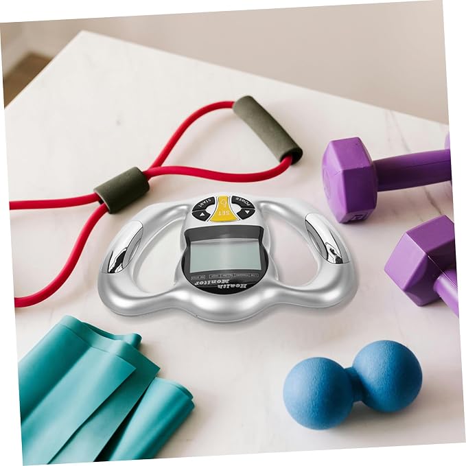 Digital Fat Caliper Measuring Tool High Accuracy Portable Analyzer with LCD Screen Multifunctional BMI Health Monitor for Precise Fat Percentage and Composition Analysis